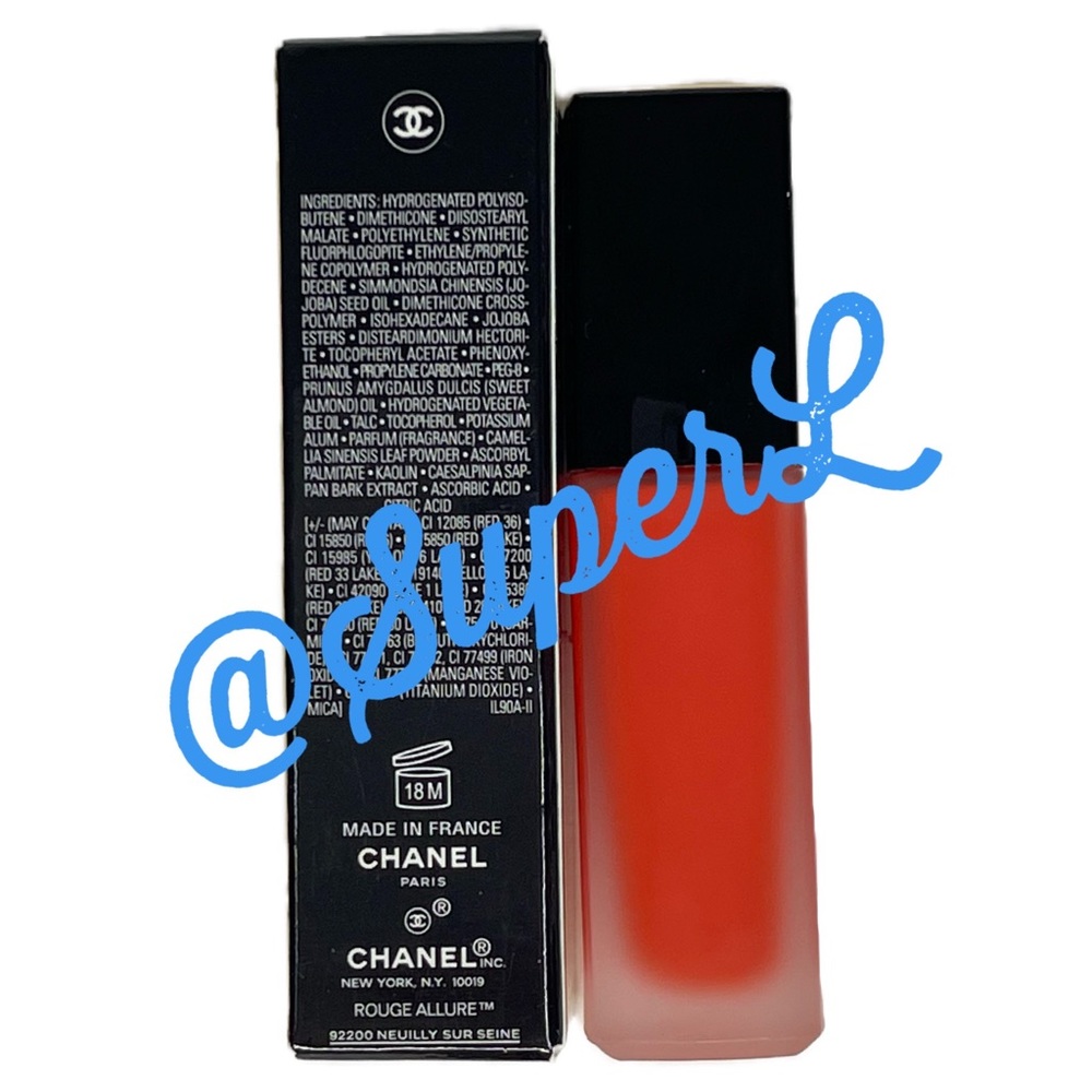 NEW CHANEL ROUGE ALLURE INK Matte Liquid Lip Colour Lipstick 164 Entusiasta Red - Picture 2 of 8